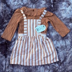 Adorable Striped Toddler Dress